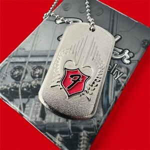 Fender Music Vintage Licensed Necklace w/ Dogtag Style Pendant 90s NWT